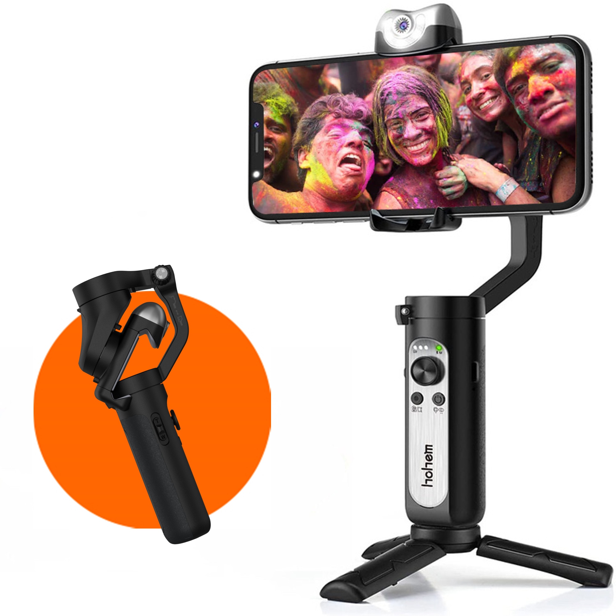 Axnen Hq Axis Foldable Smartphone Handheld Gimbal Cellphone Video