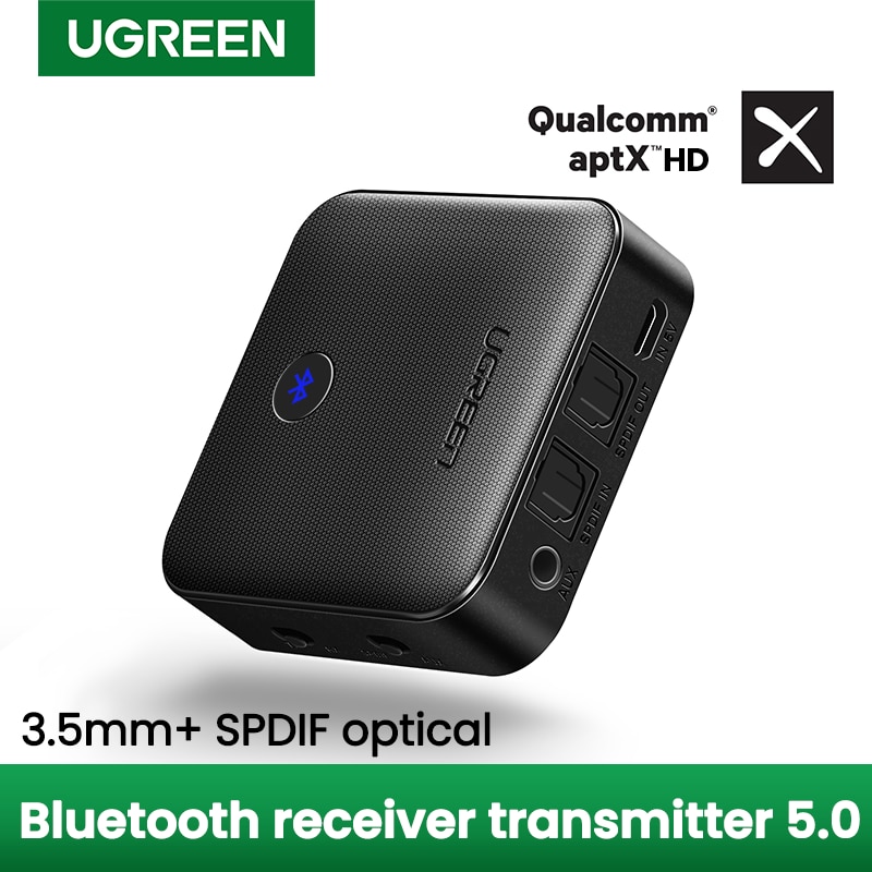 Ugreen Bluetooth Transmitter Tv Headphone Pc Ps Aptx Ll Mm