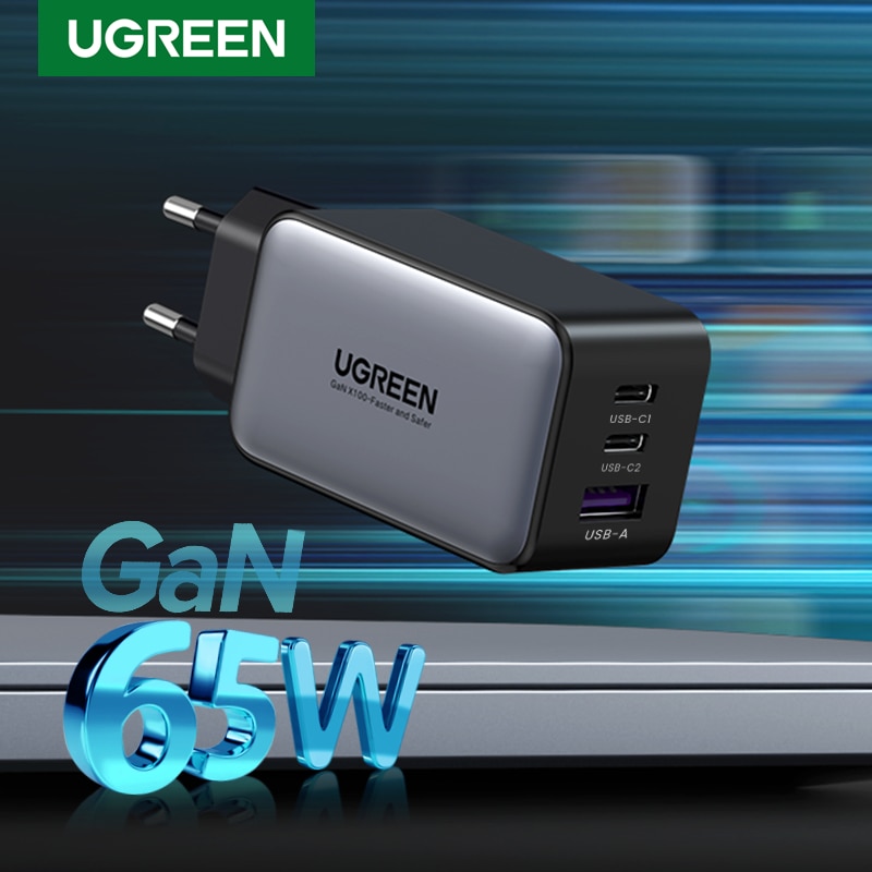 Ugreen W Gan Charger Quick Charge Type C Pd Usb Charger