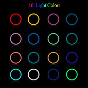 10-RGB-LED-Ring-Light-Selfie-Photographic-Lighting-Colorful-Ring-Lamp-Dimmable-with-Control-Stand-for-1