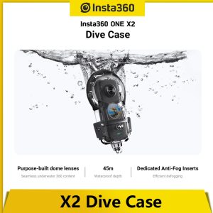 100% Original Insta360 ONE X2 Dive Case 5.7K Action Camera Accesories IPX8