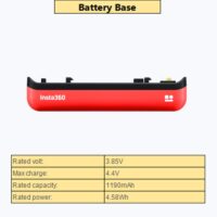 100% Original Insta360 ONER Battery Base/Boosted Battery Base/Fast Charge Hub Action