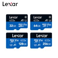 100% Original Lexar Class 10 A1 Memory Card 256GB 128GB 64GB SDXC