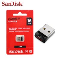 100% Original SanDisk USB 2.0 CZ33 Mini Pen Drive 64GB 32GB 16GB USB Flash