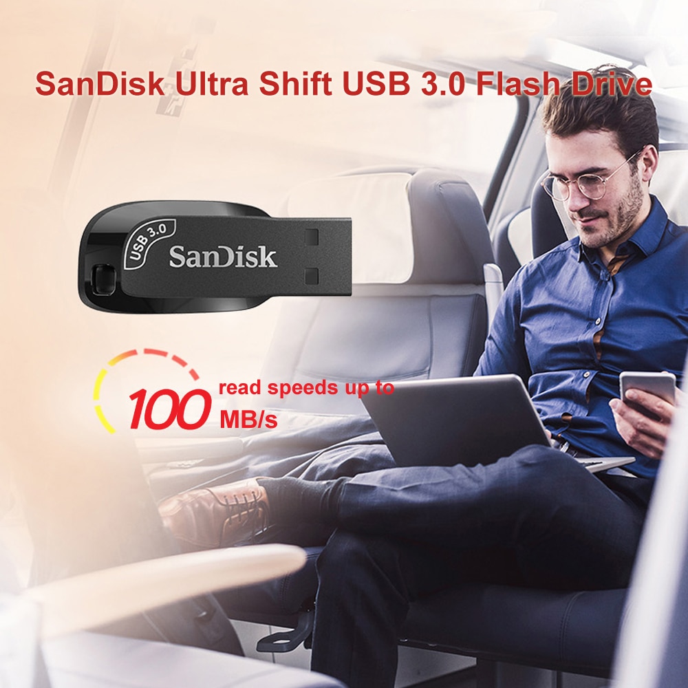 100% Original SanDisk USB 3.0 USB Flash Drive CZ410 32GB 64GB 128GB 256GB Pen  Drive