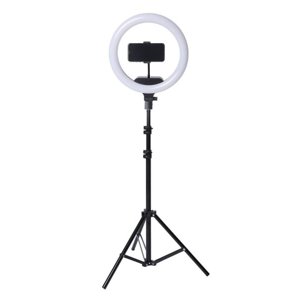 13inch Photo LED Selfie Ring Fill Light 24W Dimmable Camera Phone Ring Lamp With 160CM Stand Tripod