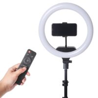 13inch Photo LED Selfie Ring Fill Light 24W Dimmable Camera Phone Ring Lamp With 160CM Stand Tripod