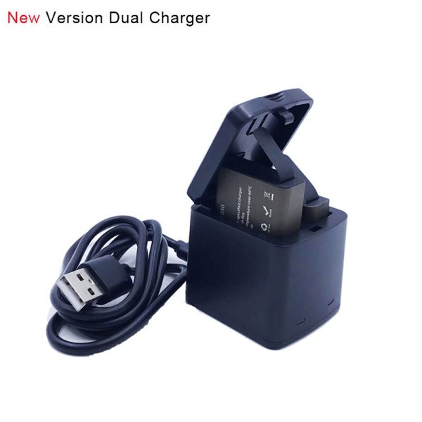 1pcs Dual Charger 2Pcs 1050mAh Backup Rechargeable Li-ion Battery