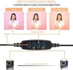 26CM RGB Fill Photography Lighting Phone Ringlight Tripod Stand Photo Led Selfie Remote Control