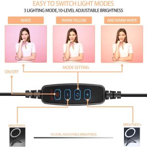 26CM-RGB-Fill-Photography-Lighting-Phone-Ringlight-Tripod-Stand-Photo-Led-Selfie-Remote-Control-Ring-Light-1