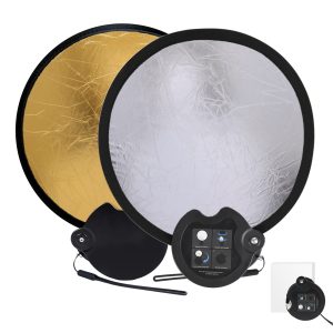 28cm 2 in 1 Reflector Photography Collapsible Portable Light Diffuser