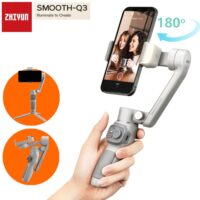 3-Axis Handheld Gimbal Stabilizer for iPhone 13 12 Pro Max/Samsung Smartphone Vlog with 180°Rotatable