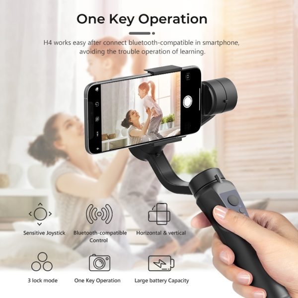 3 Axis gimbal Handheld stabilizer cellphone Video Record Smartphone Gimbal For Action Camera phone