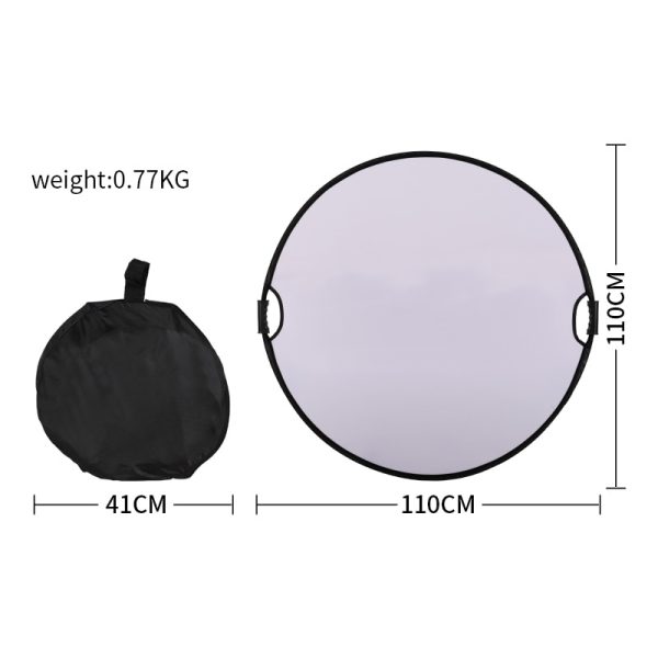 43' 110cm 5 in 1 Portable Collapsible Round Handhold Light Reflector ,Flash Accessories