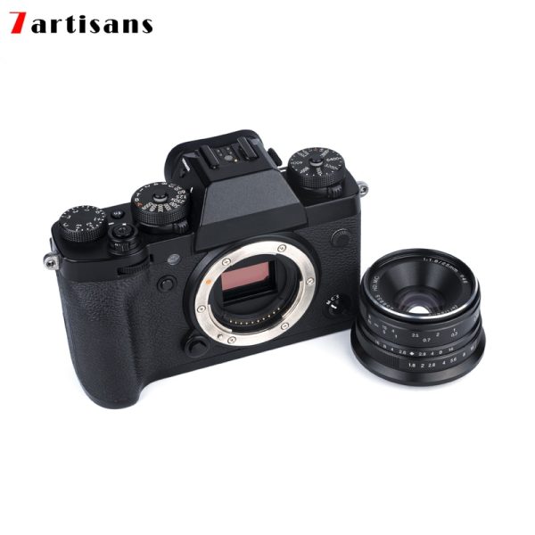 7artisans 7 artisans 25mm F1.8 Prime Lens for Sony E/Fujifilm/Canon EOS-M/Micro 4/3 A6400 A6500 ZV-E10 XS-10 GH5 EM10III M200 M6