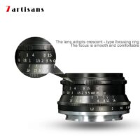 7artisans 7 artisans 35mm F1.2 MF Prime APS-C Lens for Sony E/EOS-M/Nikon Z /Fuji XF/M4/3 A6500 A6300 X-S10 M50 E-M10III GX9 G9