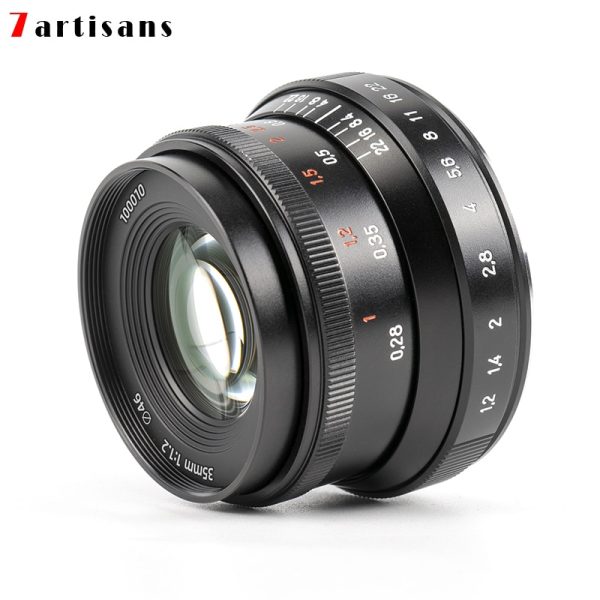 7artisans 7 artisans 35mm F1.2II Prime Lens for Sony E/Fuji/M43/ Canon Eos-m/Nikon Z Mount A6500 A6600 M100 X-S10 DC-S1 EM10III