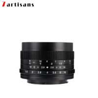 7artisans 7 artisans 50mm f1.8 Large Aperture Portrait MF Prime Lenses Fit For Canon EOS-M M50 M100/Sony E A7/Fuji FX/M4/3 mount