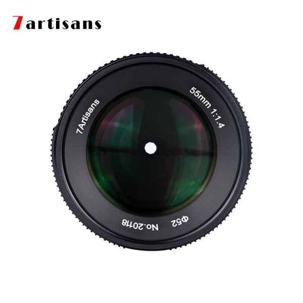 7artisans 7 artisans 55mm F1.4II Large Aperture Prime Lens For SonyE Mount A6600 /Canon EOS-M/Fuji XF/Macro4/3 mount/Nikon Z Z9