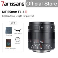 7artisans 7 artisans 55mm F1.4II Large Aperture Prime Lens For SonyE Mount A6600 /Canon EOS-M/Fuji XF/Macro4/3 mount/Nikon Z Z9