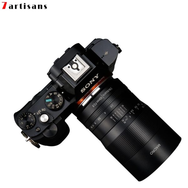 7artisans 7 artisans 60mm f2.8 1:1 Macro Lens Is Suitable for Canon EOSM EOSR/Sony E/Fuji FX/M4/3/Nikon Z Mount A6000 A6500 M50