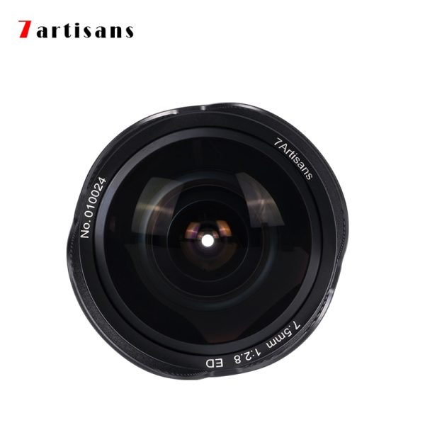 7artisans 7 artisans 7.5mm F2.8II Ultra-wide-angle Fisheye Lens for Sony E/Fuji XF/Nikon Z/M4/3mount/Canon Eos-m A6600 X-S10 M50