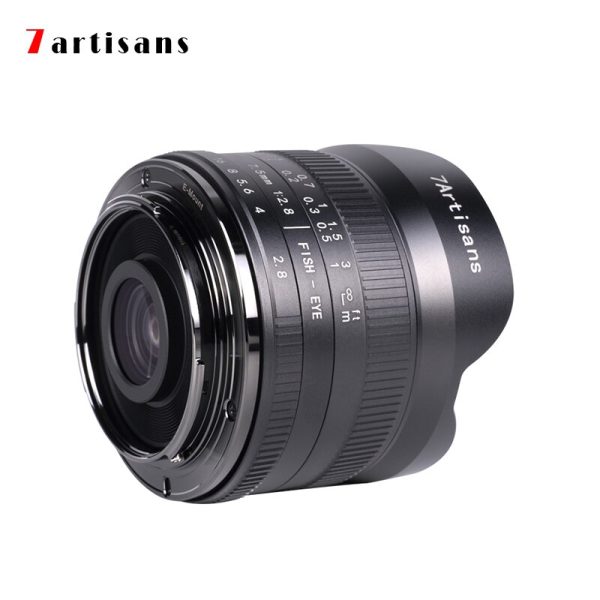 7artisans 7 artisans 7.5mm F2.8II Ultra-wide-angle Fisheye Lens for Sony E/Fuji XF/Nikon Z/M4/3mount/Canon Eos-m A6600 X-S10 M50