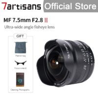 7artisans 7 artisans 7.5mm F2.8II Ultra-wide-angle Fisheye Lens for Sony E/Fuji XF/Nikon Z/M4/3mount/Canon Eos-m A6600 X-S10 M50