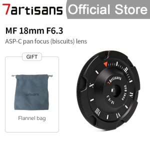 7artisans 7 artisans18mm F6.3 MF Human Prime Lens for SonyE a6300 a6600/Canon EOS-M M50 M6/Fuji FX X-T4 /M4/3 Mount FreeShipping