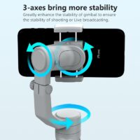 AXNEN HQ3 3-Axis Foldable Smartphone Handheld Gimbal Cellphone Video Record Vlog Stabilizer