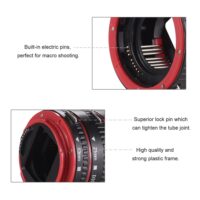 Andoer Plastic lens Adapter Auto Focus AF Macro Extension Tube Adapter Ring