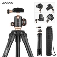 Andoer Q160SA Camera Tripod Complete Tripods with Panoramic Ballhead Bubble