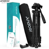 Andoer TTT-663N 57.5inch Camera Tripod for Phone Tripode Para Camara