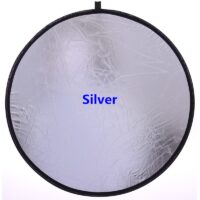 CY 12"/30cm 2in1 White and Silver Photo Studio Reflector