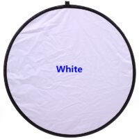 CY 12"/30cm 2in1 White and Silver Photo Studio Reflector