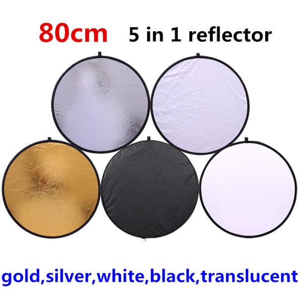 CY 80cm 5 in 1 gold silver white black translucent