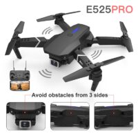 E525 PRO RC Quadcopter Profissional Obstacle Avoidance Drone Dual Camera 1080P 4K