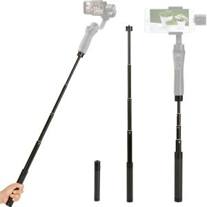 Extension Rod for Gimbal Stabilizer- 29 inch Adjustable Selfie Stick Compatible with Gimbal