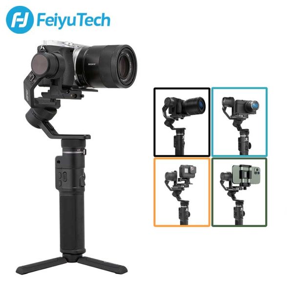 FeiyuTech 3-Axis G6 Max Handheld Gimbal Camera Stabilizer for RX100Ⅳ for GoPro Hero 8 7 Smartphone for Canon EOSM50