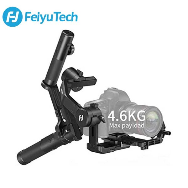 FeiyuTech AK4500 3-Axis Handheld Gimbal DSLR Camera Stabilizer Kit Pole Tripod with Follow Fcous for Sony/Panasonic/Canon Used