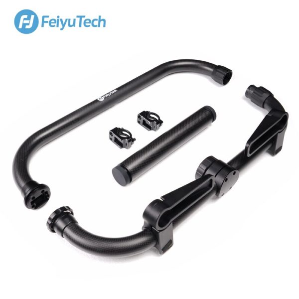 FeiyuTech AK4500 Carbon Fiber Double-hand Foldable Set Dual Handle Cricle Grip for AK Series DSLR Stabilizer Gimbal