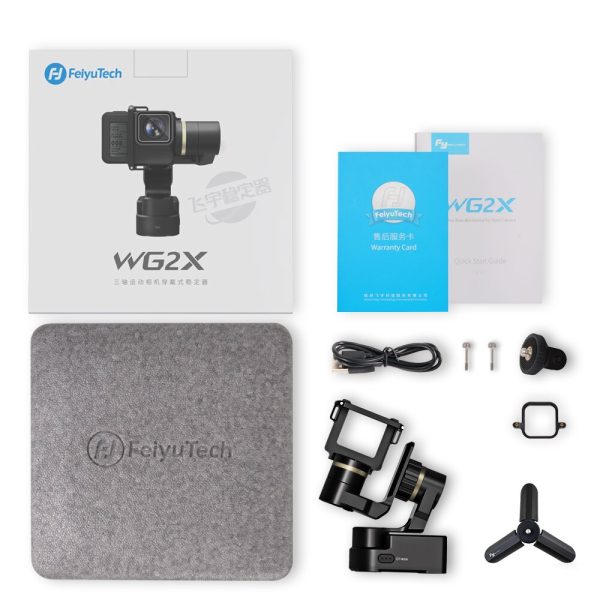 FeiyuTech WG2X Wearable Mountable Action Camera Gimbal Splash-proof Stabilizer for GoPro Hero 10