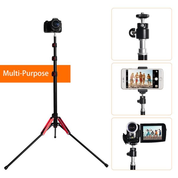 Fosoto FT-195 1/4 Screw Folding Light Tripod Stand For Photo Studio Photographic