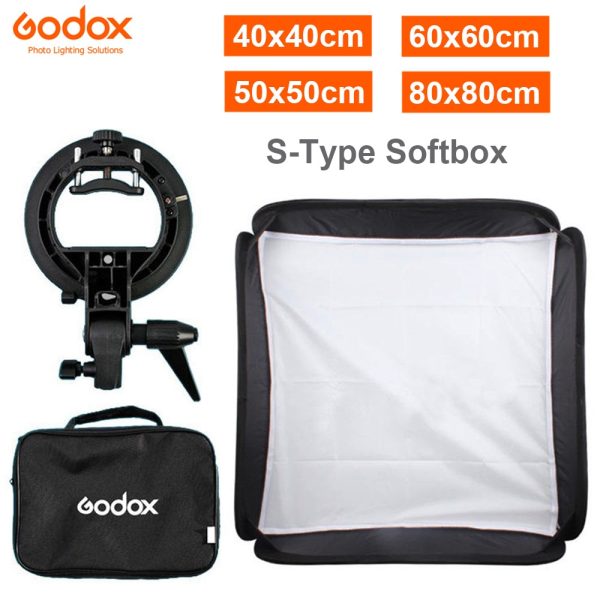 GODOX Softbox with S-Type Bracket Stable Bowens Mount