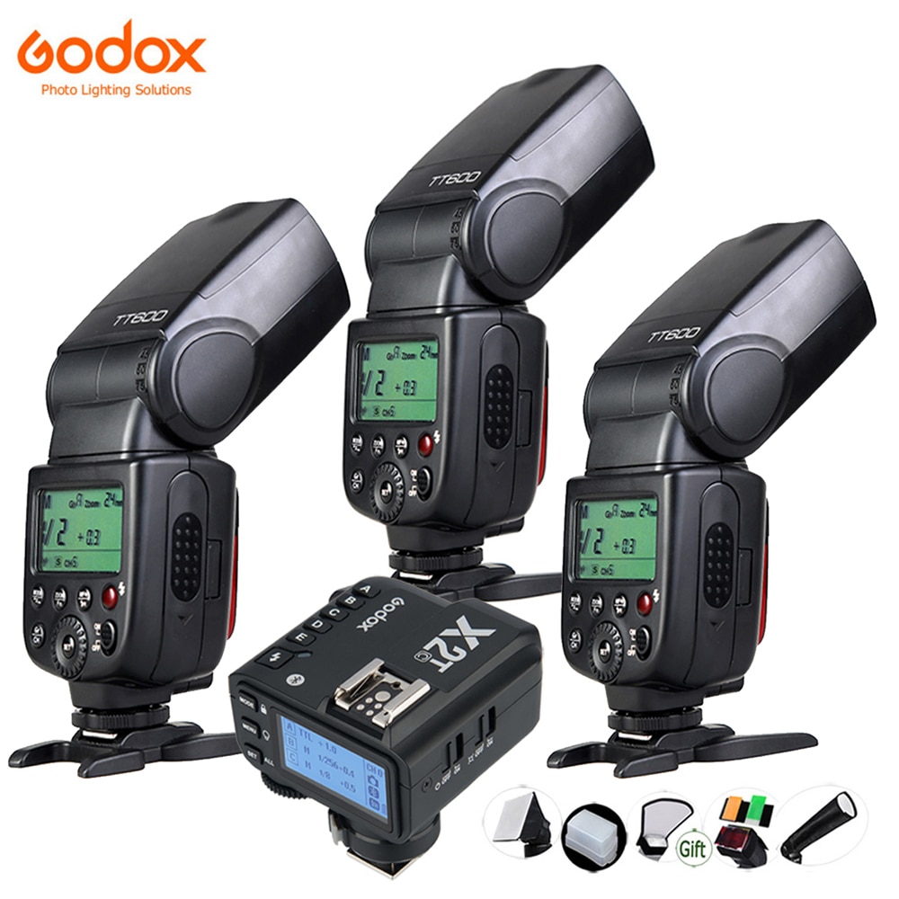 GODOX TT600 GN60 Flash Light Master Slave Speedlite 2.4G Wireless