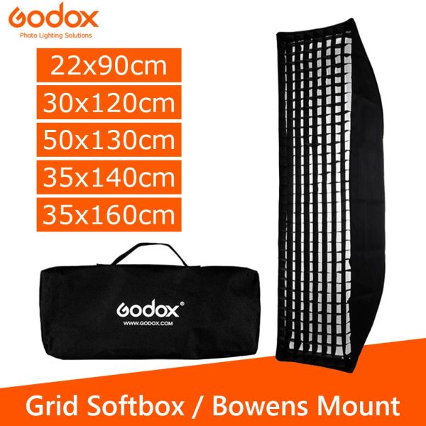 Godox 22x90cm 30x120cm 50x130cm 35x140cm 35x160cm Portable Honeycomb Grid Softbox