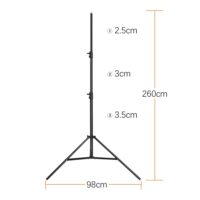 Godox 280cm 2.8m 9FT Pro Heavy Duty Light Stand for Fresnel Tungsten Light TV Station Studio