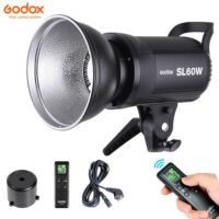 Godox LED Video Light SL-60W SL60W 5600K White Version Video Light Continuous Light Bowens Mount