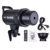 Godox LED Video Light SL-60W SL60W 5600K White Version Video Light Continuous Light Bowens Mount