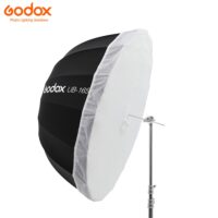 Godox Parabolic Reflective Umbrella 165cm 130cm 105cm Silver / White Lining Diffuser